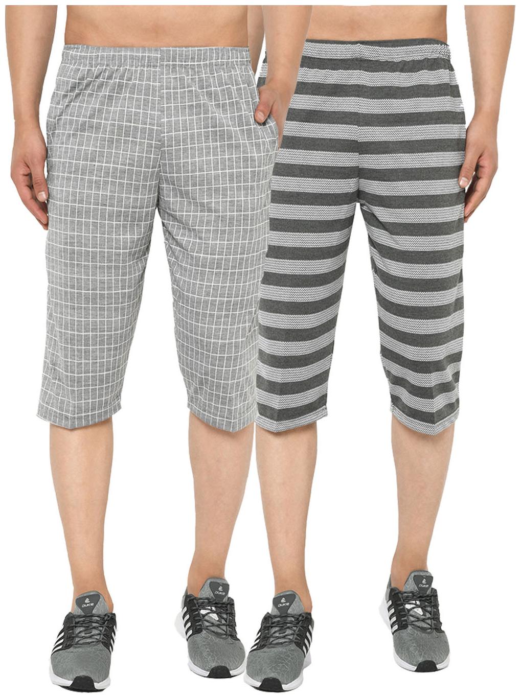 

VIMAL JONNEY Men Grey Regular Fit Regular Shorts