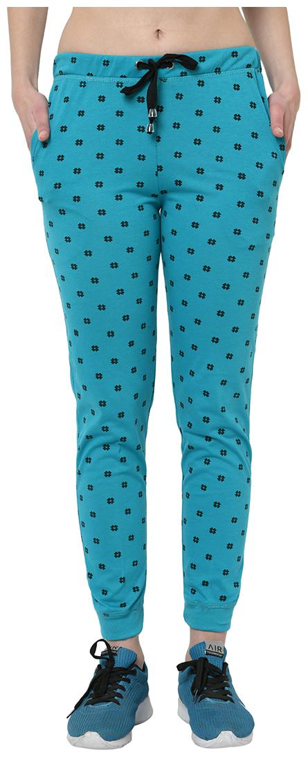 

Vimal Jonney Cotton Blended Regular Fit Ferozi Track Pant For Women s