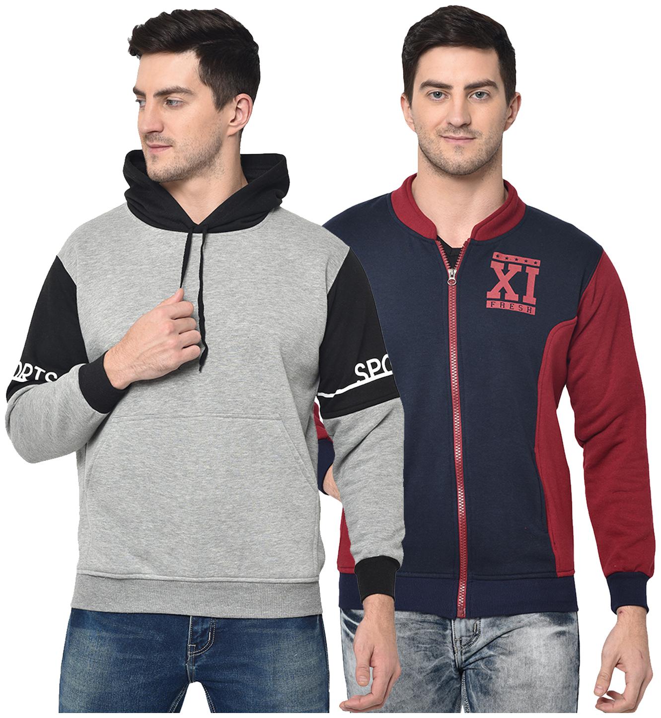 

VIMAL JONNEY Men Multi Hooded Hoodie