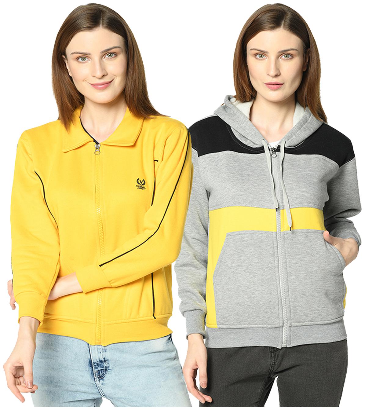 

VIMAL JONNEY Women Colourblocked Hoodie - Multi