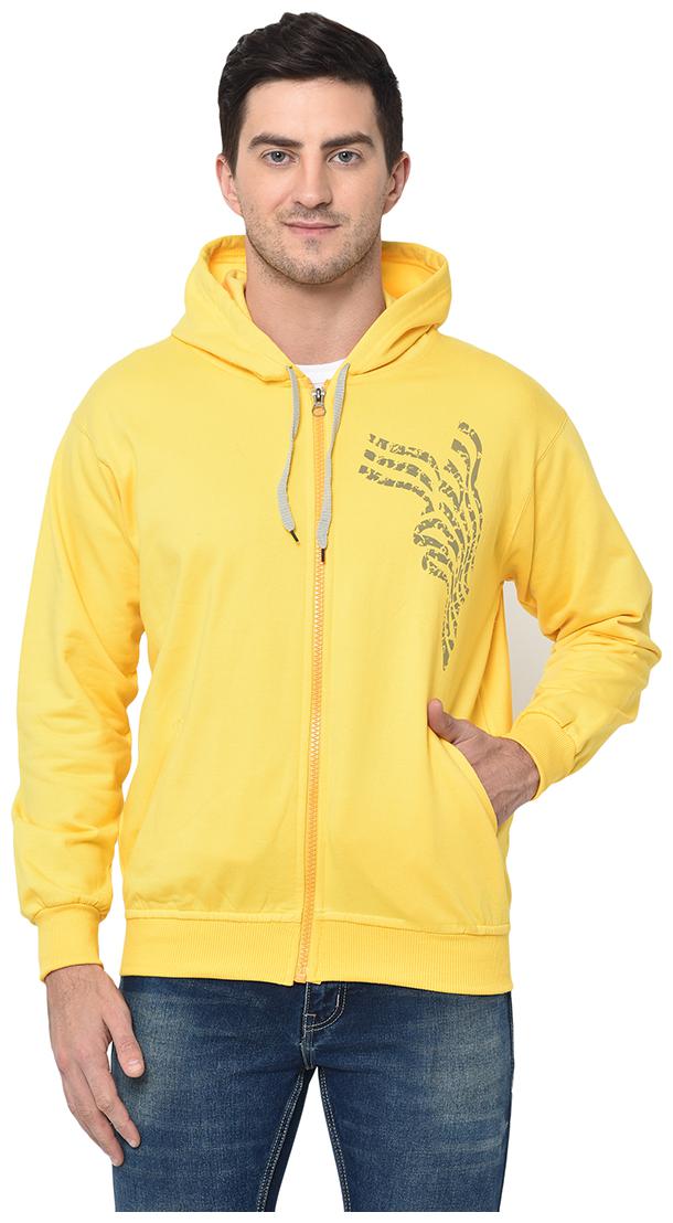 

VIMAL JONNEY Men Yellow Hooded Hoodie