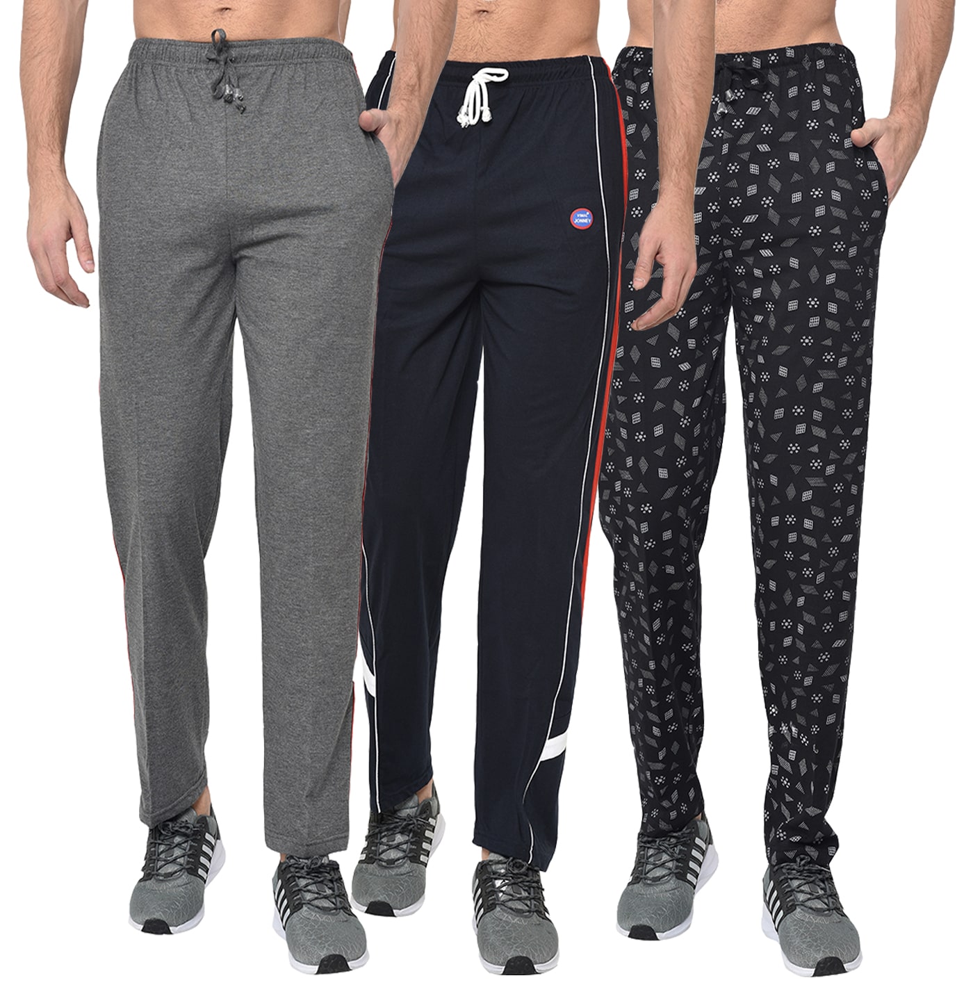 

VIMAL JONNEY Men Multi Solid Regular fit Track pants