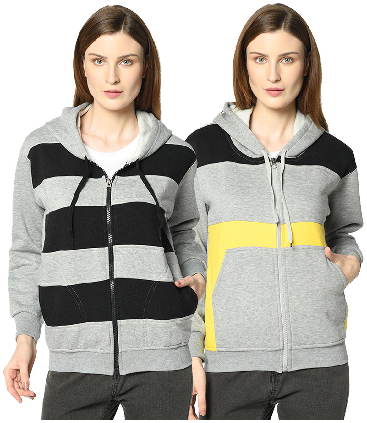 

VIMAL JONNEY Women Colourblocked Hoodie - Multi