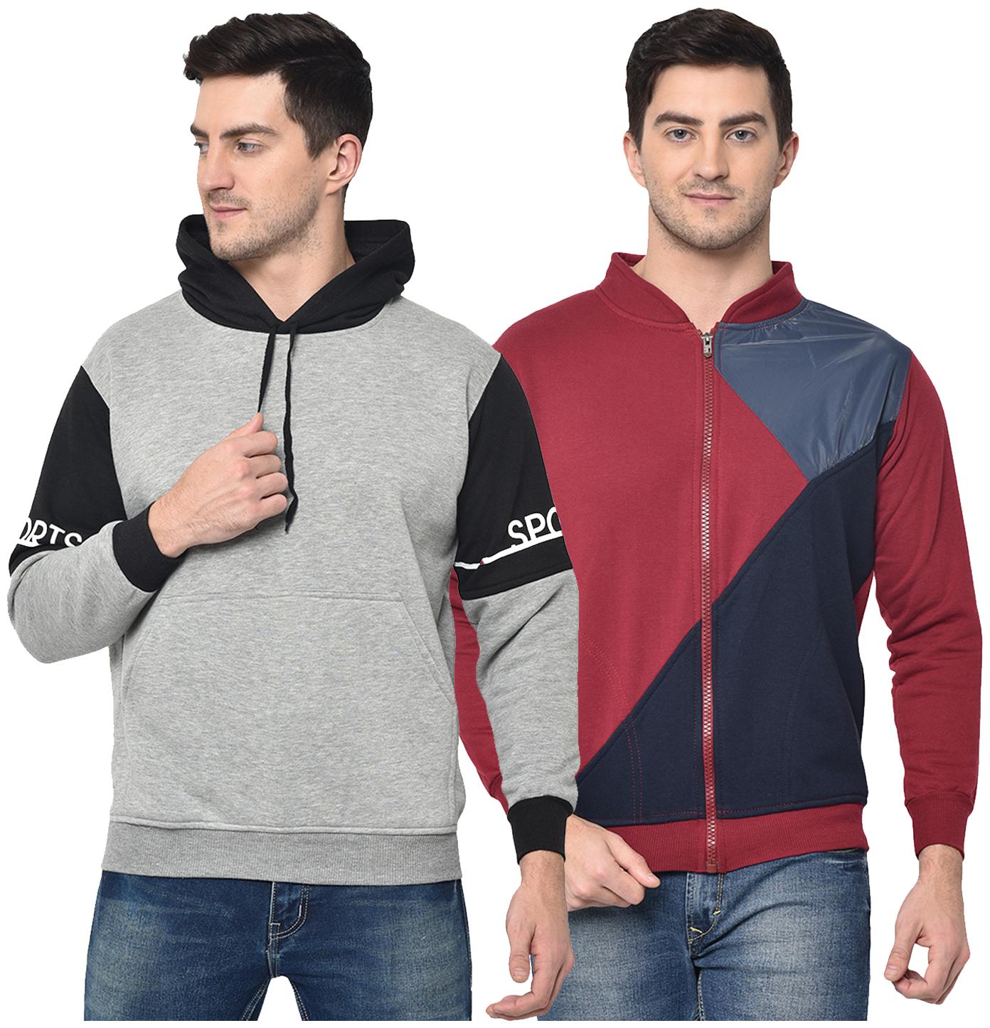 

VIMAL JONNEY Men Multi Hooded Hoodie