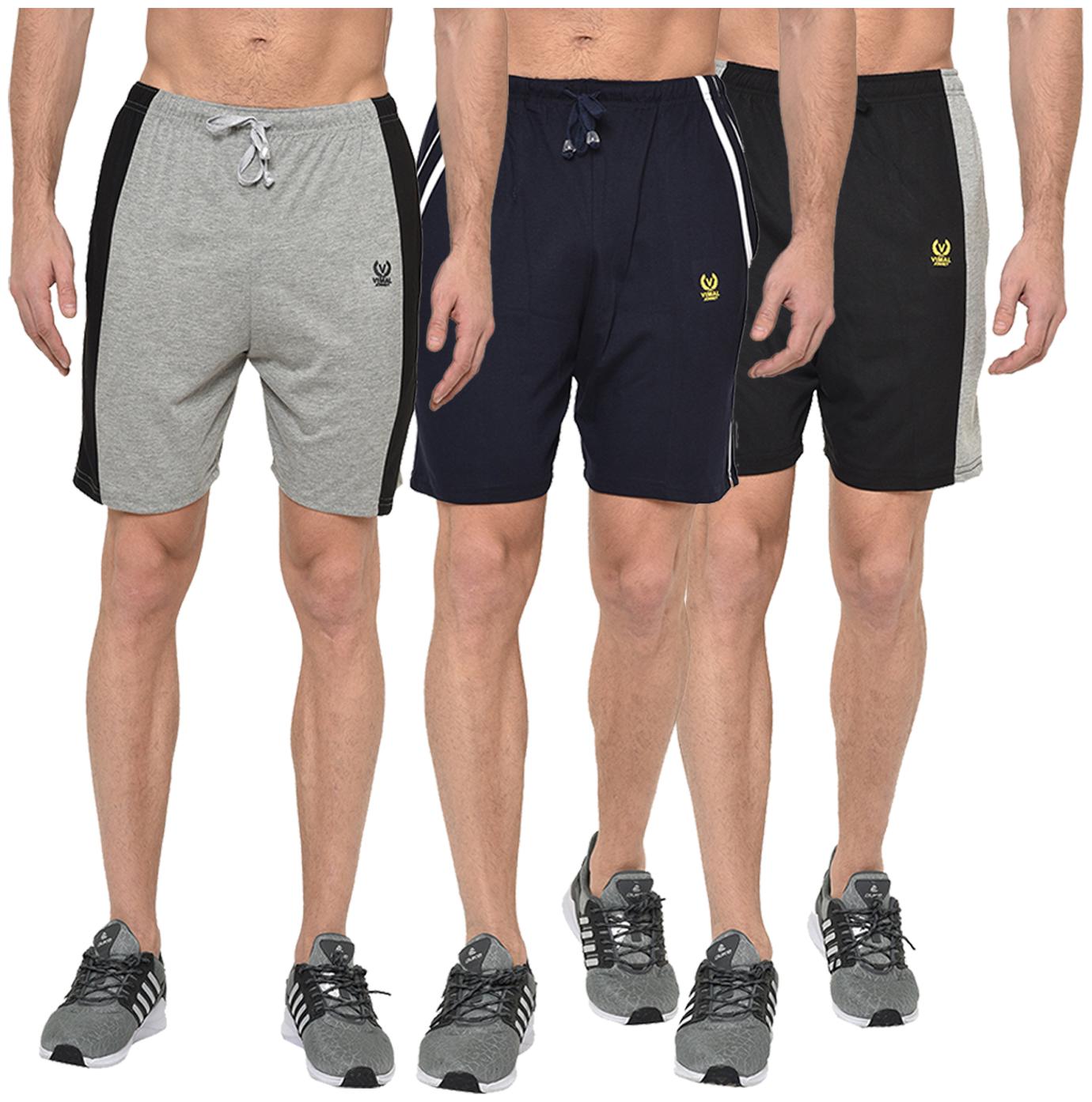 

VIMAL JONNEY Men Multi Regular Fit Regular Shorts