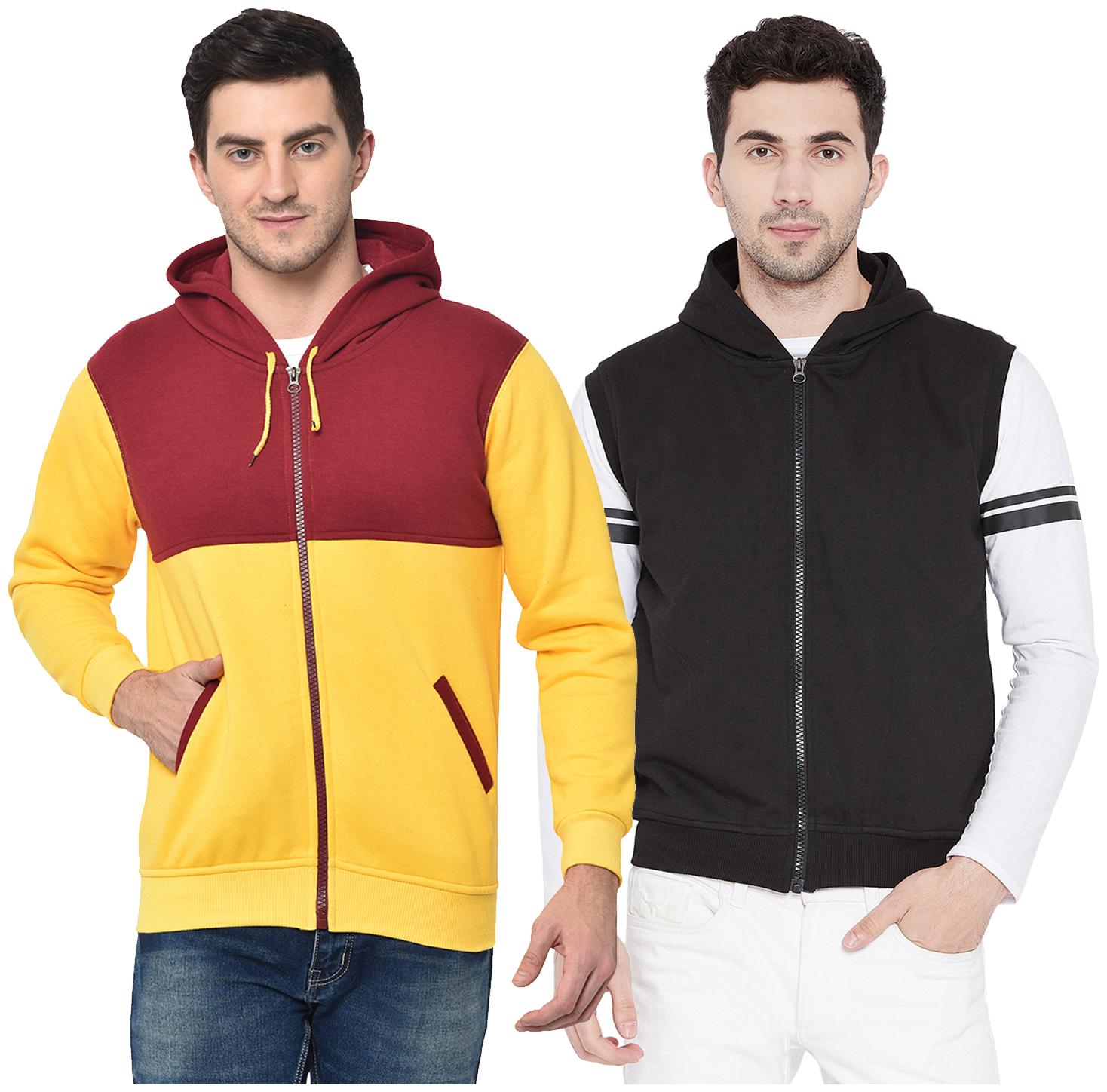 

VIMAL JONNEY Men Multi Hooded Hoodie