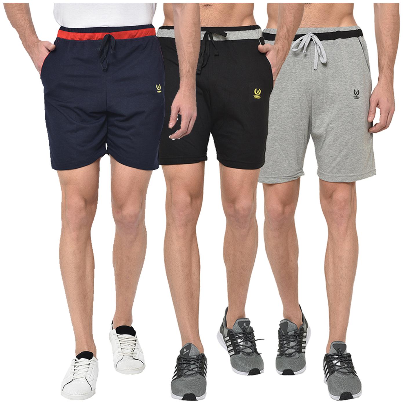

VIMAL JONNEY Men Multi Regular Fit Regular Shorts