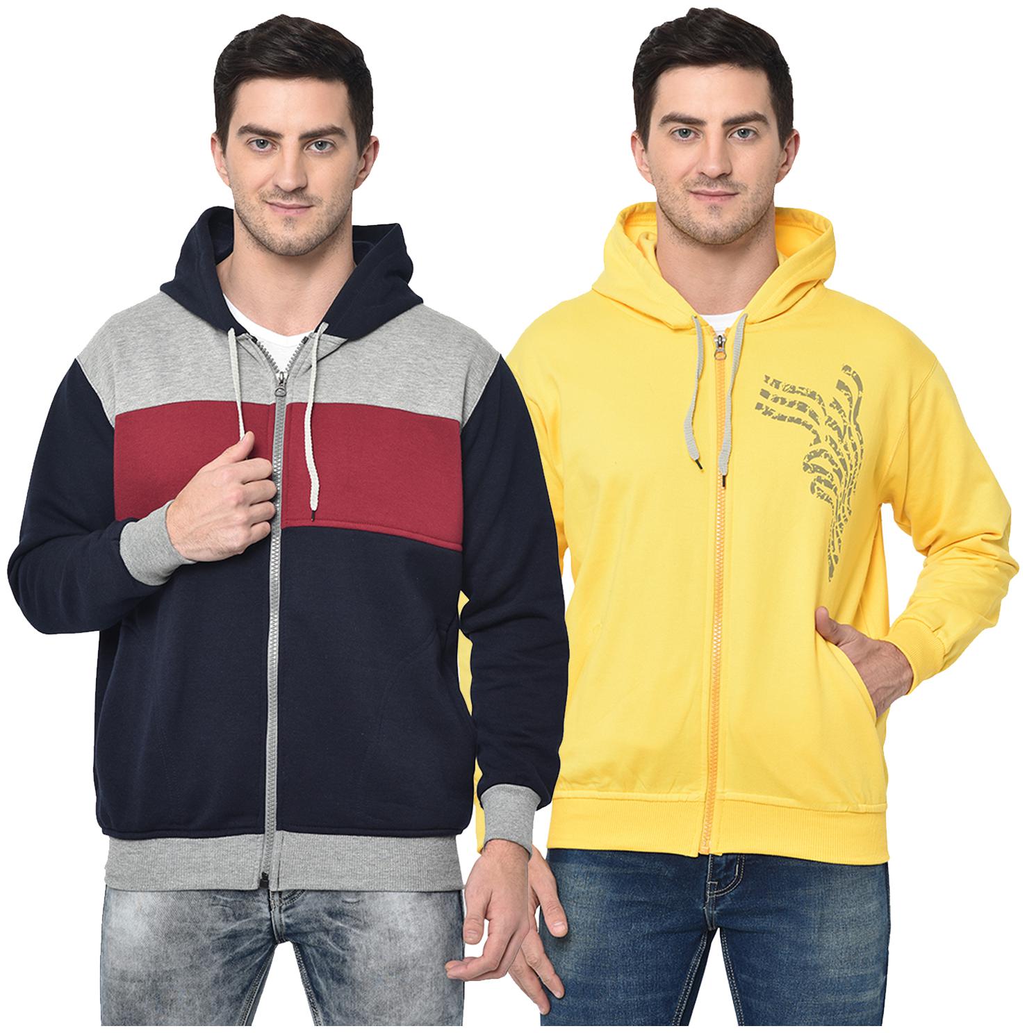 

VIMAL JONNEY Men Multi Hooded Hoodie