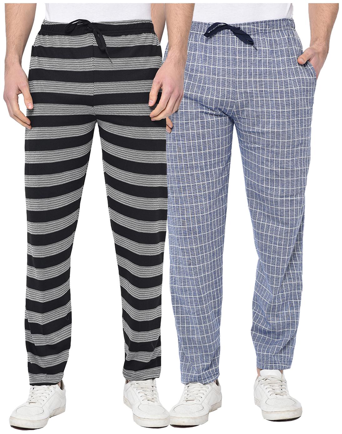 

VIMAL JONNEY Men Multi Striped Regular fit Track pants