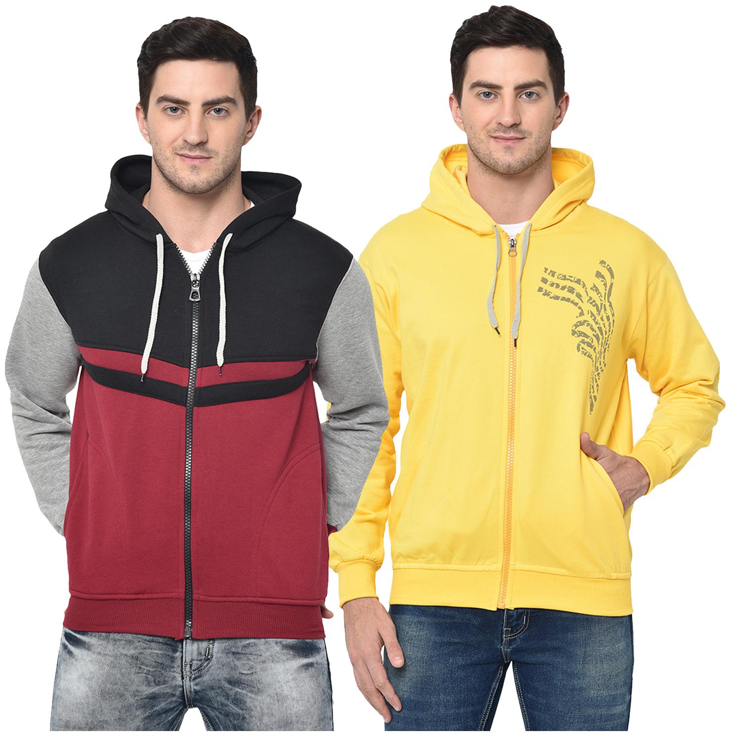 

VIMAL JONNEY Men Multi Hooded Hoodie