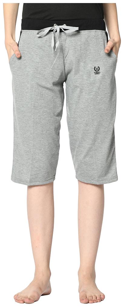 

VIMAL JONNEY Women Solid Regular shorts - Silver
