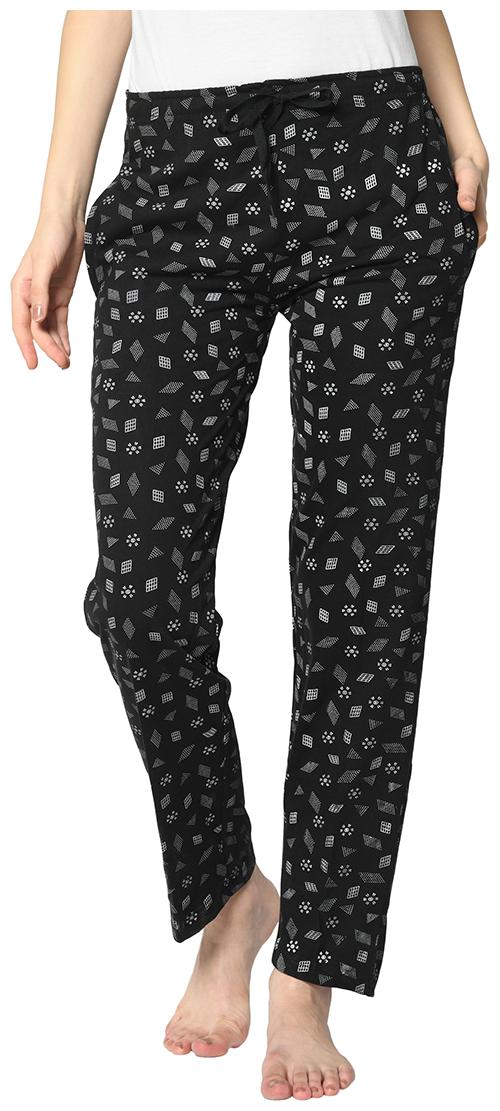 

Vimal Jonney Women Cotton Blend Printed Track Pants (Black)