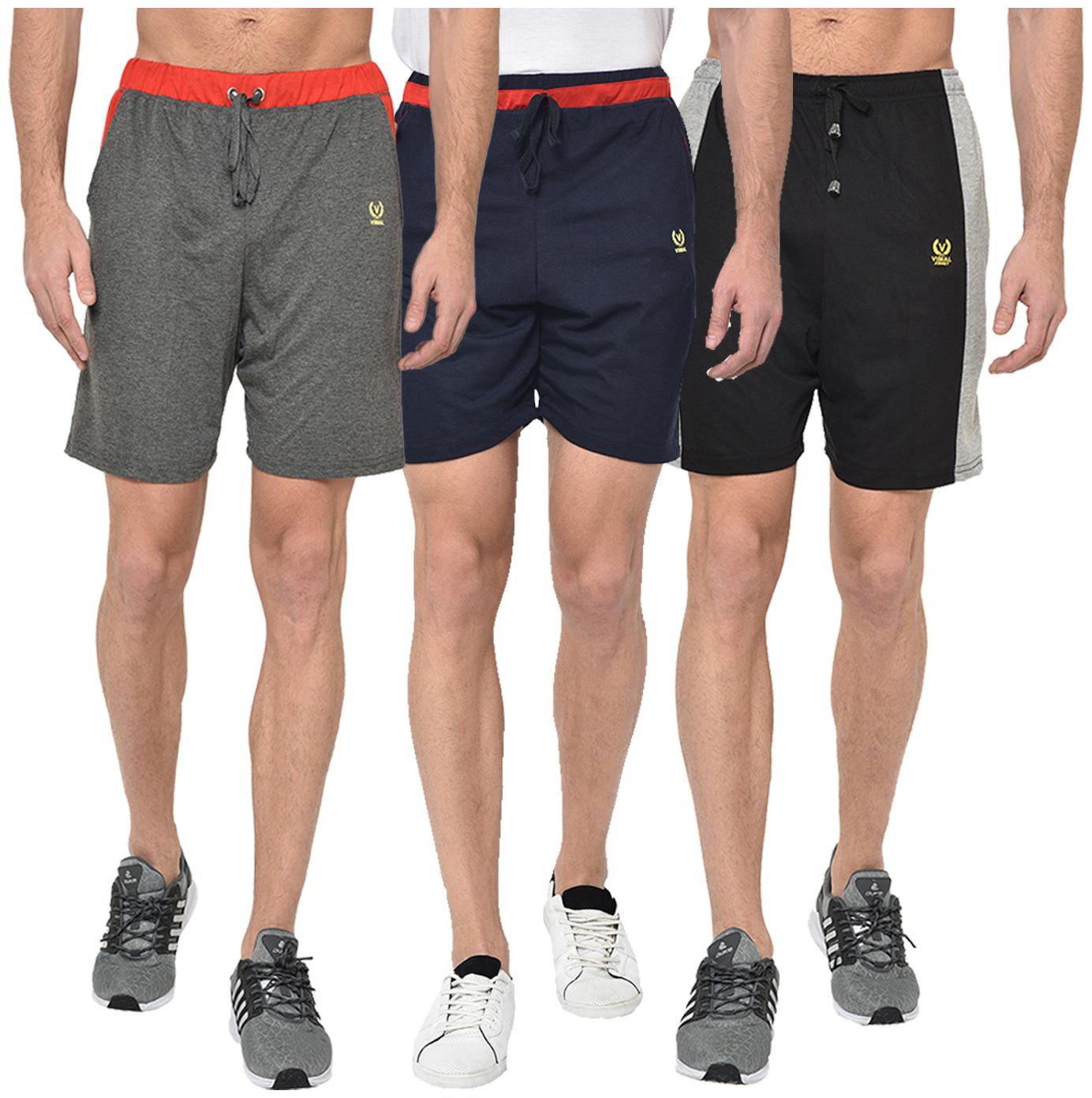 

VIMAL JONNEY Men Multi Regular Fit Regular Shorts