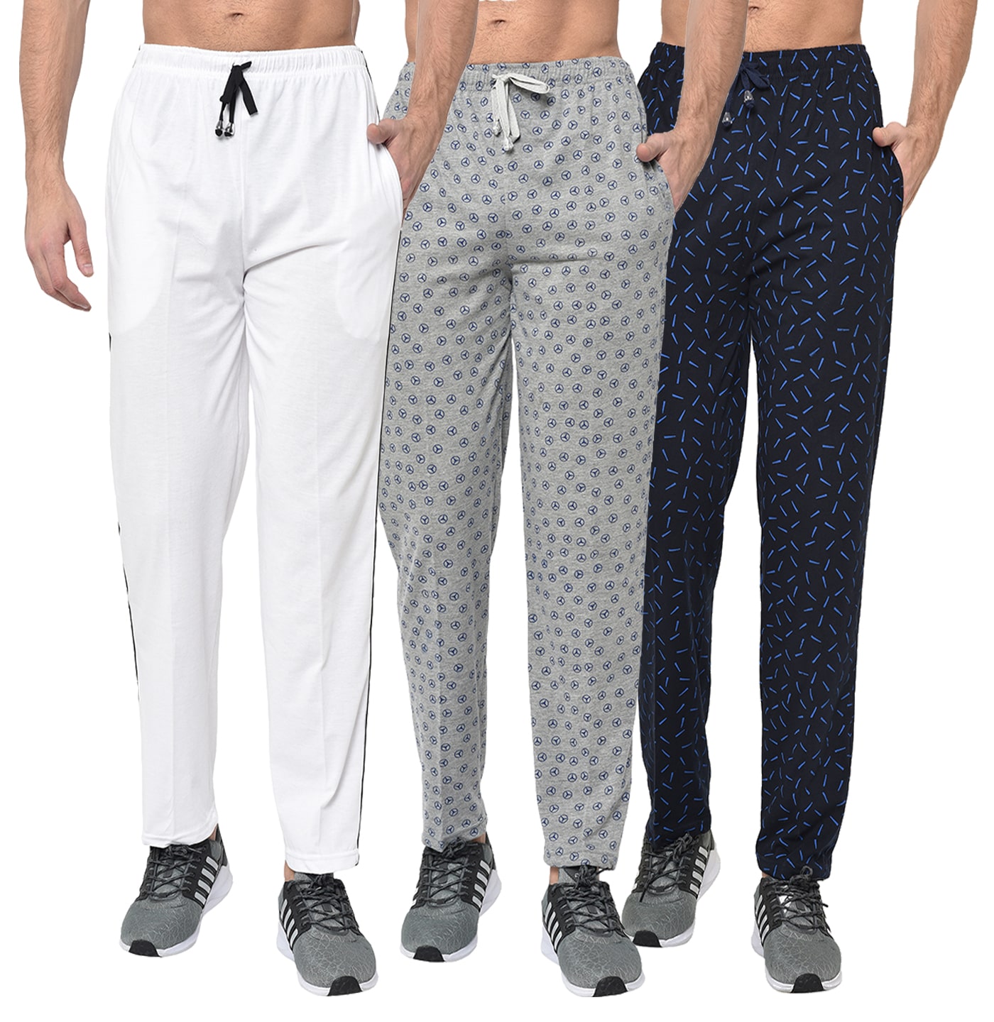 

VIMAL JONNEY Men Multi Solid Regular fit Track pants