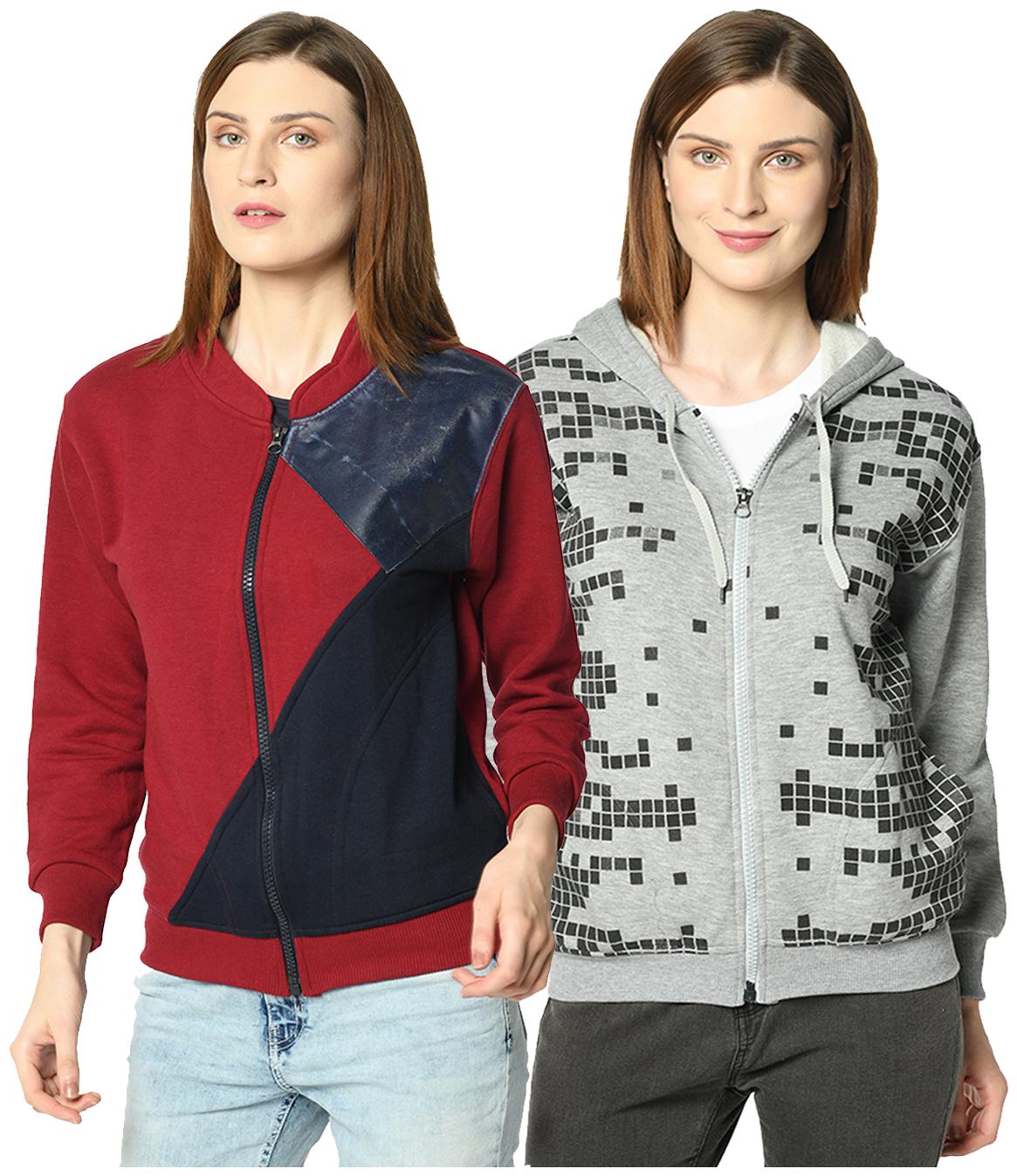 

VIMAL JONNEY Women Printed Hoodie - Multi