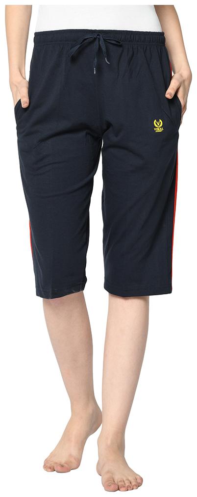 

VIMAL JONNEY Women Solid Regular shorts - Blue