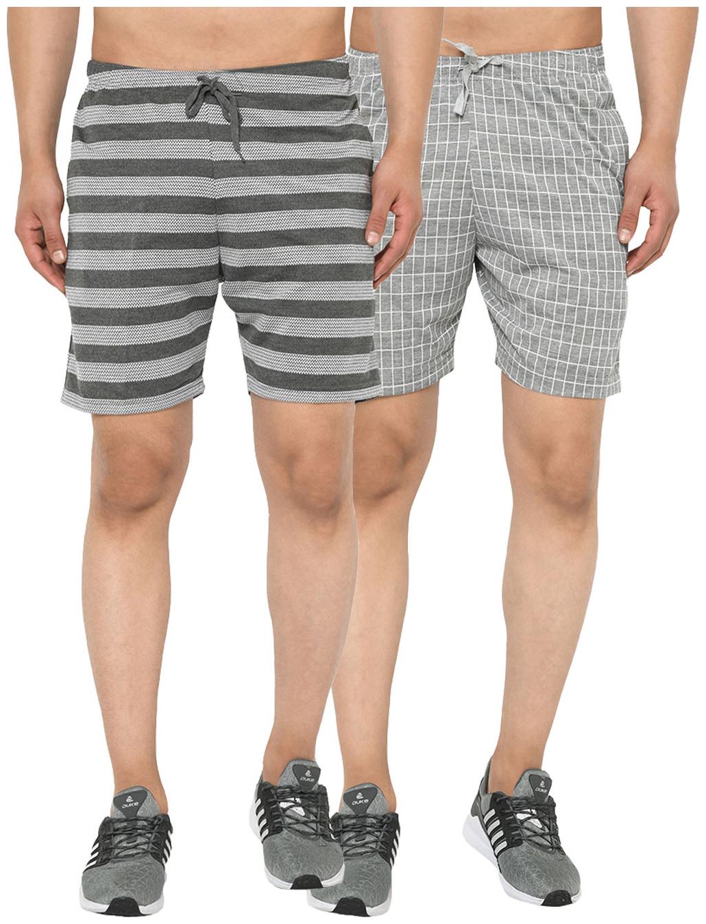 

VIMAL JONNEY Men Grey Regular Fit Regular Shorts