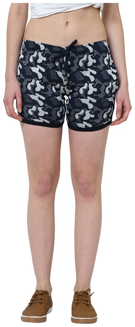 

Vimal Jonney Cotton Comuflage Multi Shorts For Women