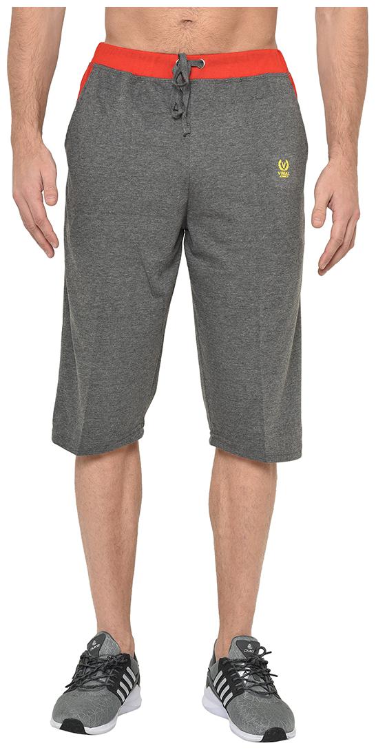 

VIMAL JONNEY Men Grey Regular Fit Regular Shorts