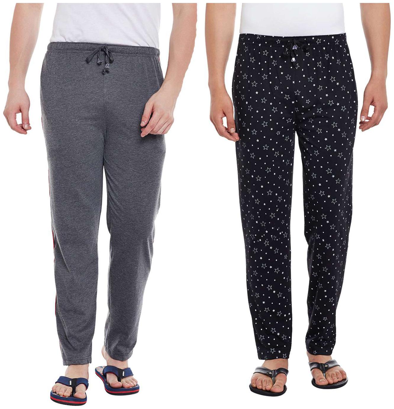 

Vimal Jonney Cotton Multicolor Trackpants For Men(Pack Of 2)