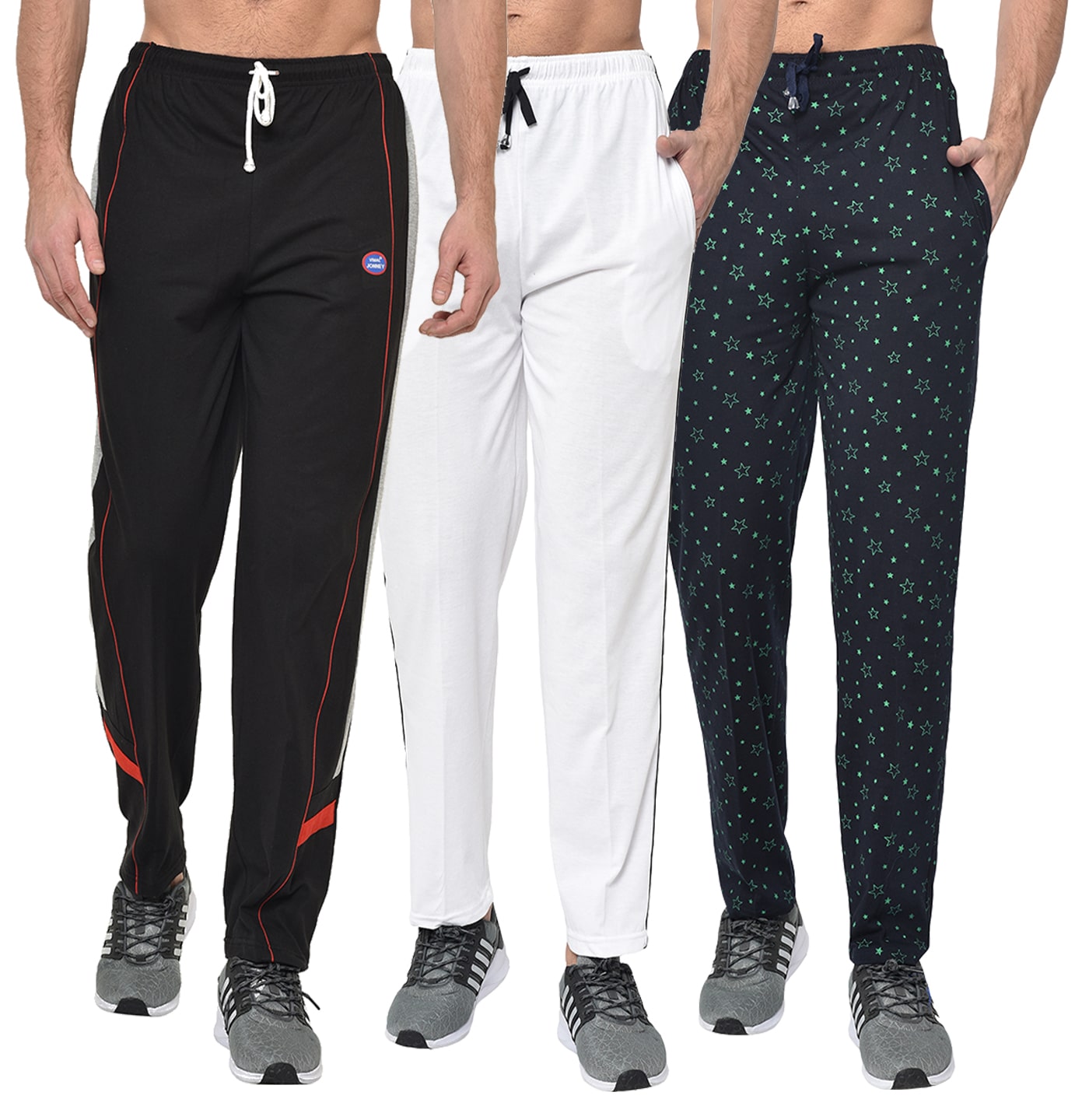

VIMAL JONNEY Men Multi Solid Regular fit Track pants