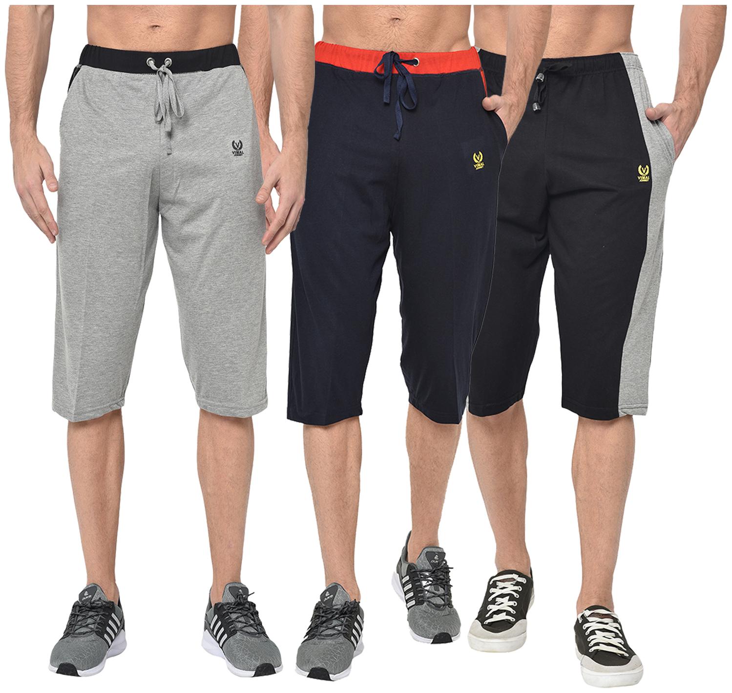

VIMAL JONNEY Men Multi Regular Fit Regular Shorts