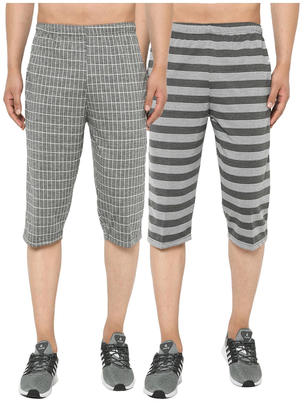 

VIMAL JONNEY Men Grey Regular Fit Regular Shorts