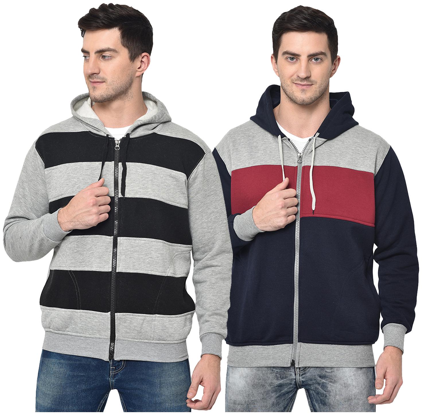 

VIMAL JONNEY Men Multi Hooded Hoodie