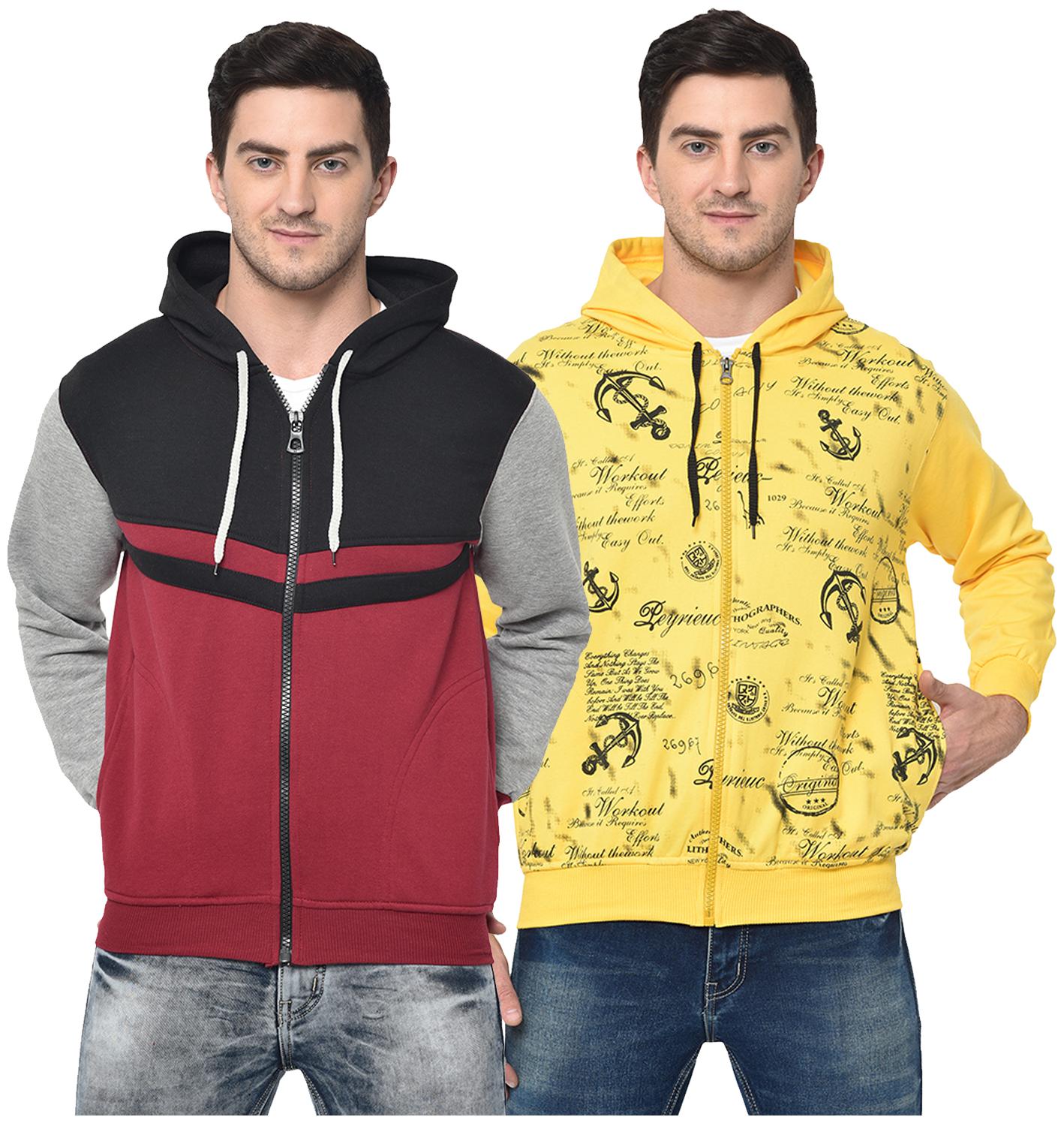

VIMAL JONNEY Men Multi Hooded Hoodie