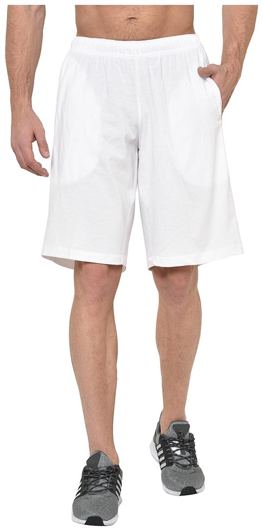 

VIMAL JONNEY Men White Regular Fit Regular Shorts