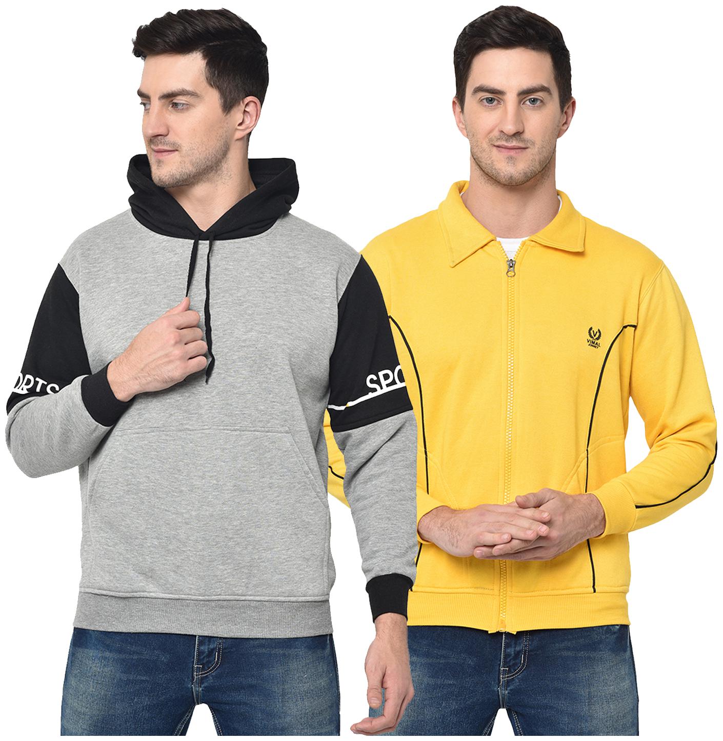 

VIMAL JONNEY Men Multi Hooded Hoodie