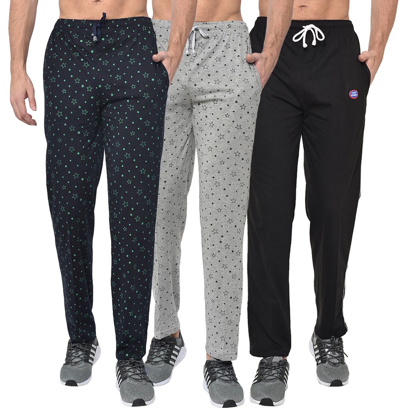 

VIMAL JONNEY Men Multi Solid Regular fit Track pants