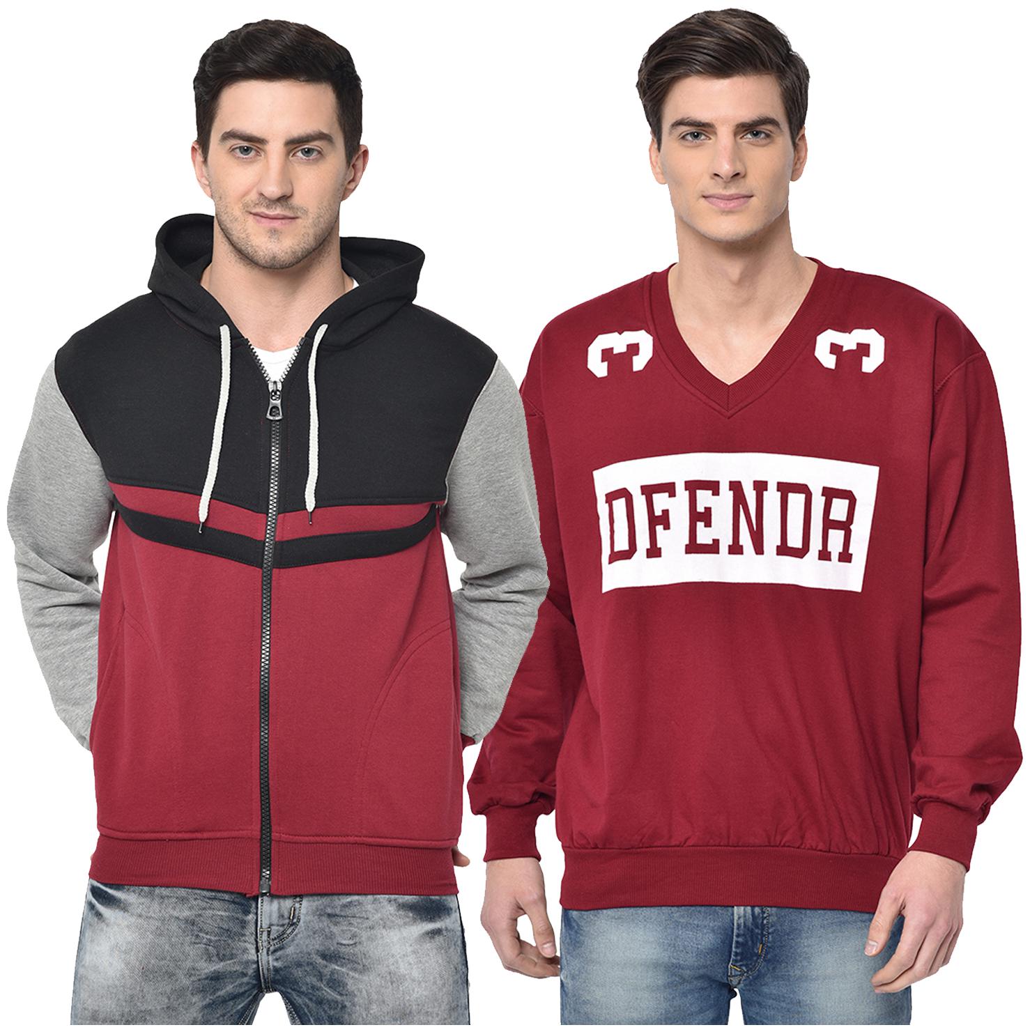 

VIMAL JONNEY Men Multi Hooded Hoodie