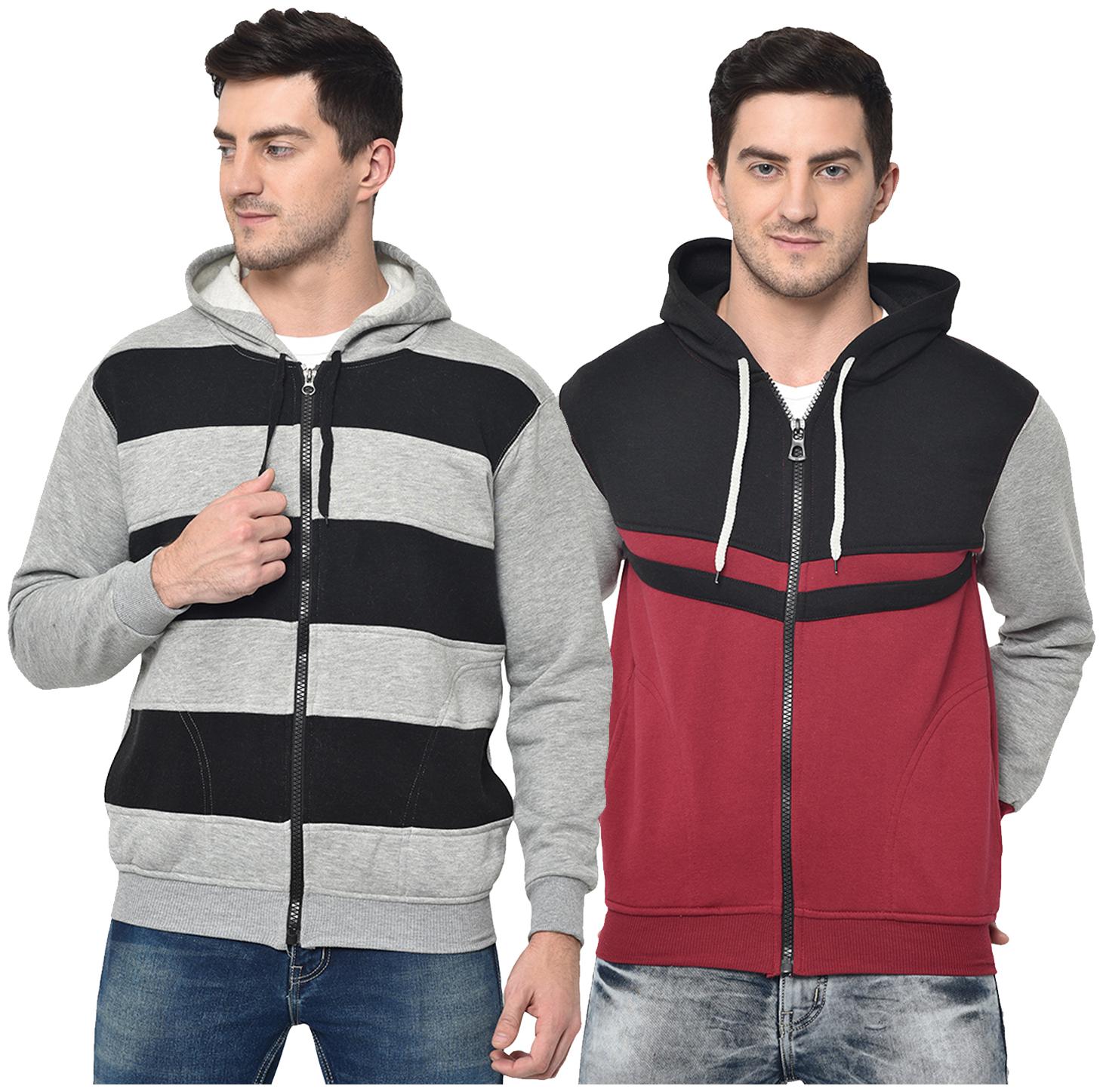 

VIMAL JONNEY Men Multi Hooded Hoodie