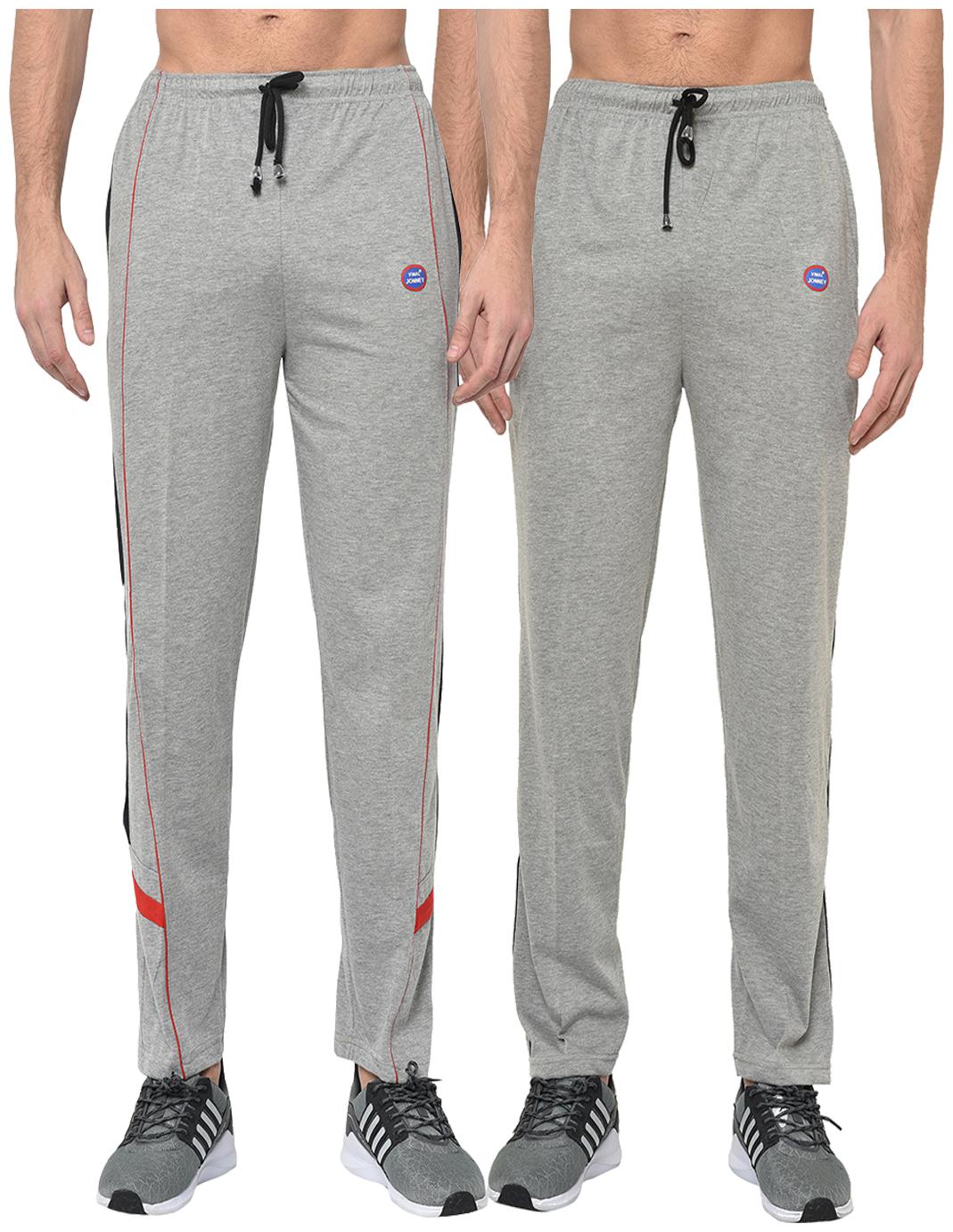 

VIMAL JONNEY Men Grey Solid Regular fit Track pants