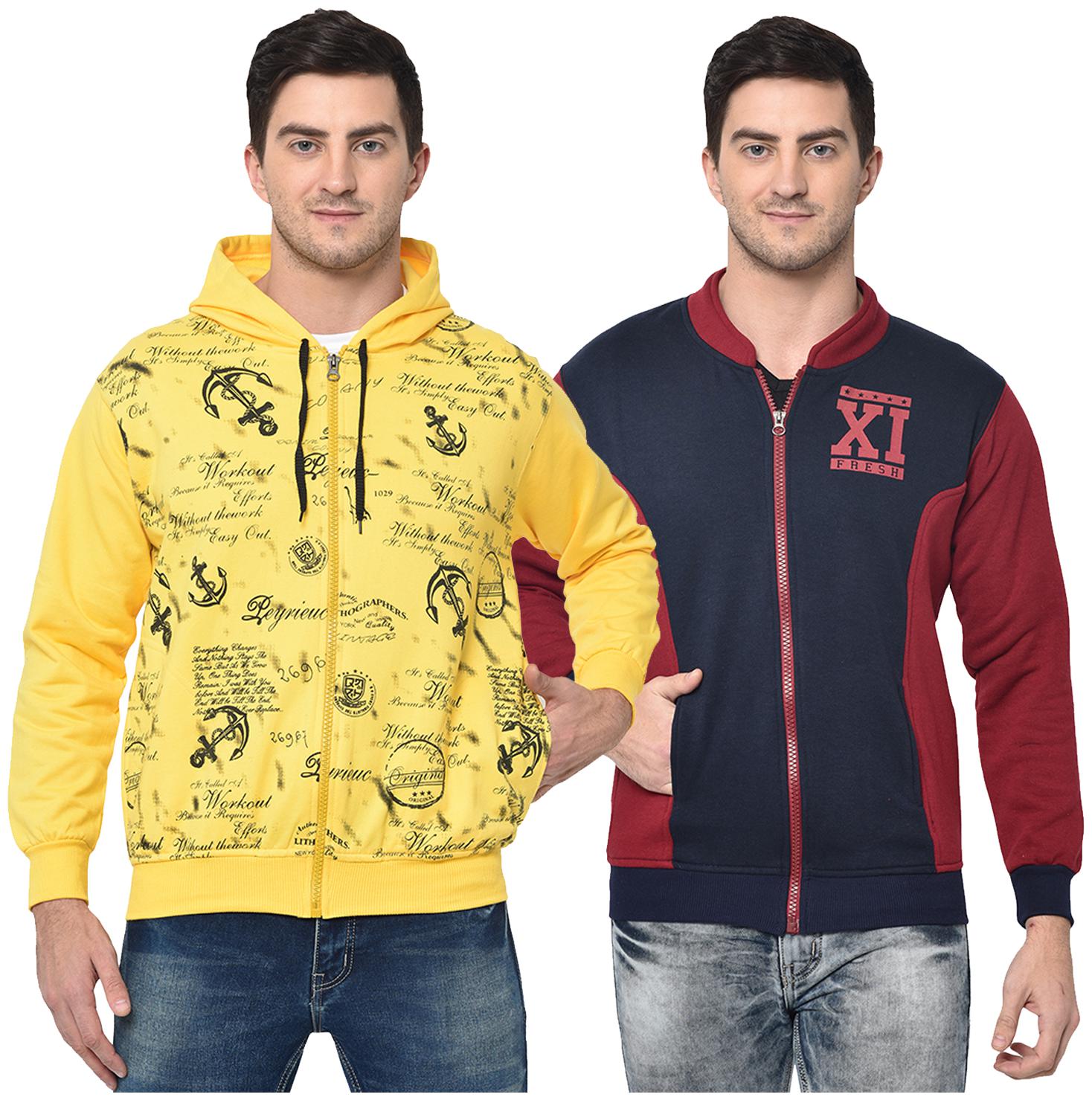 

VIMAL JONNEY Men Multi Hooded Hoodie
