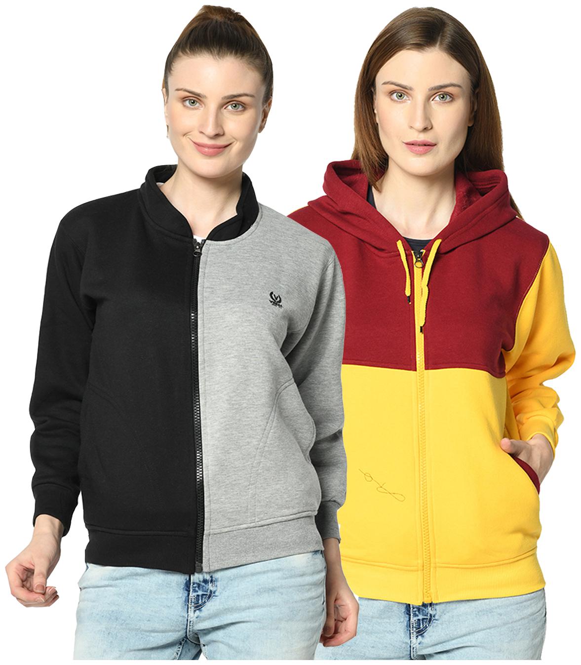 

VIMAL JONNEY Women Colourblocked Hoodie - Multi