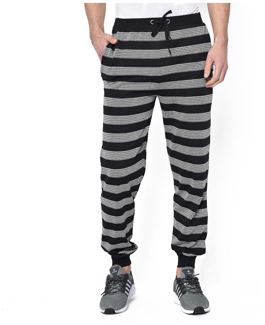 

VIMAL JONNEY Men Black Grey Solid Regular fit Joggers