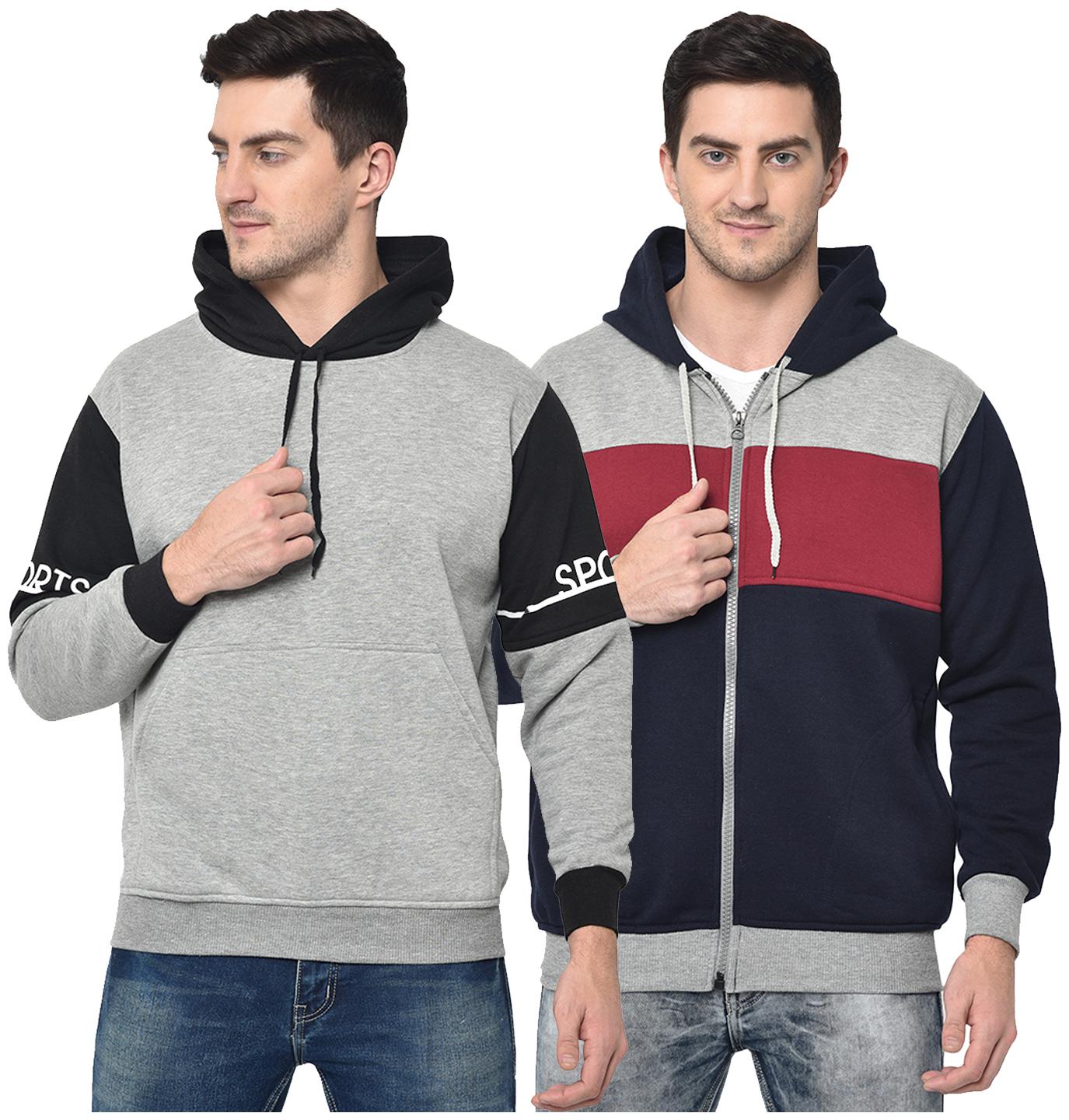 

VIMAL JONNEY Men Multi Hooded Hoodie