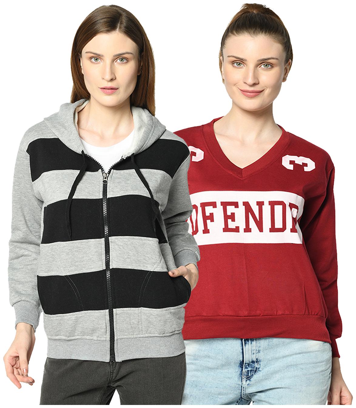

VIMAL JONNEY Women Printed Sweatshirt - Multi