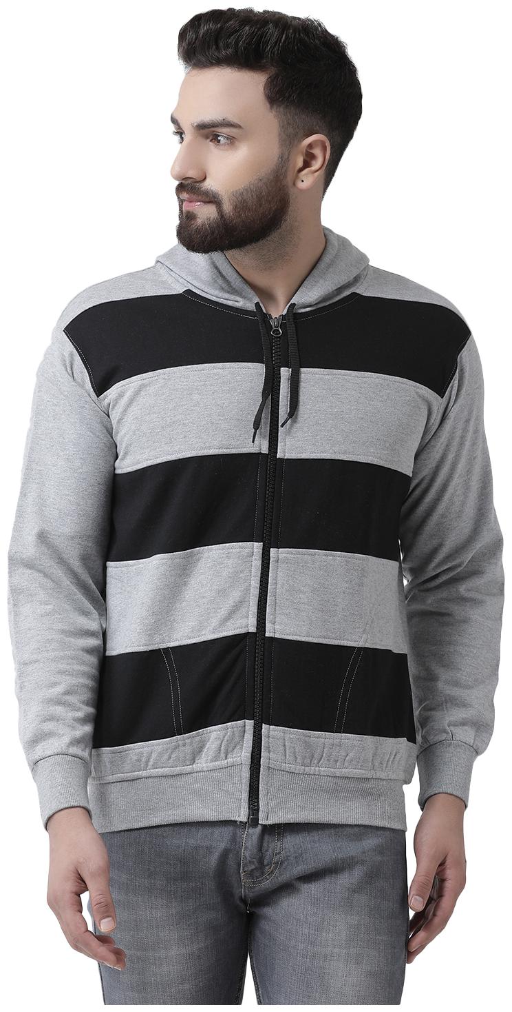 

Vimal Jonney Cotton Mens FullSleeve Sweatshirt For Men Grey Black