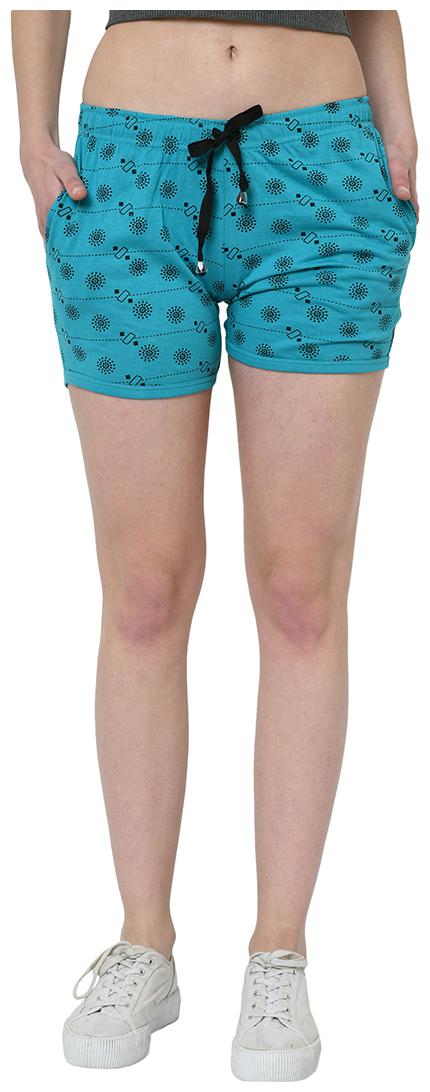 

VIMAL JONNEY Women Printed Regular shorts - Blue