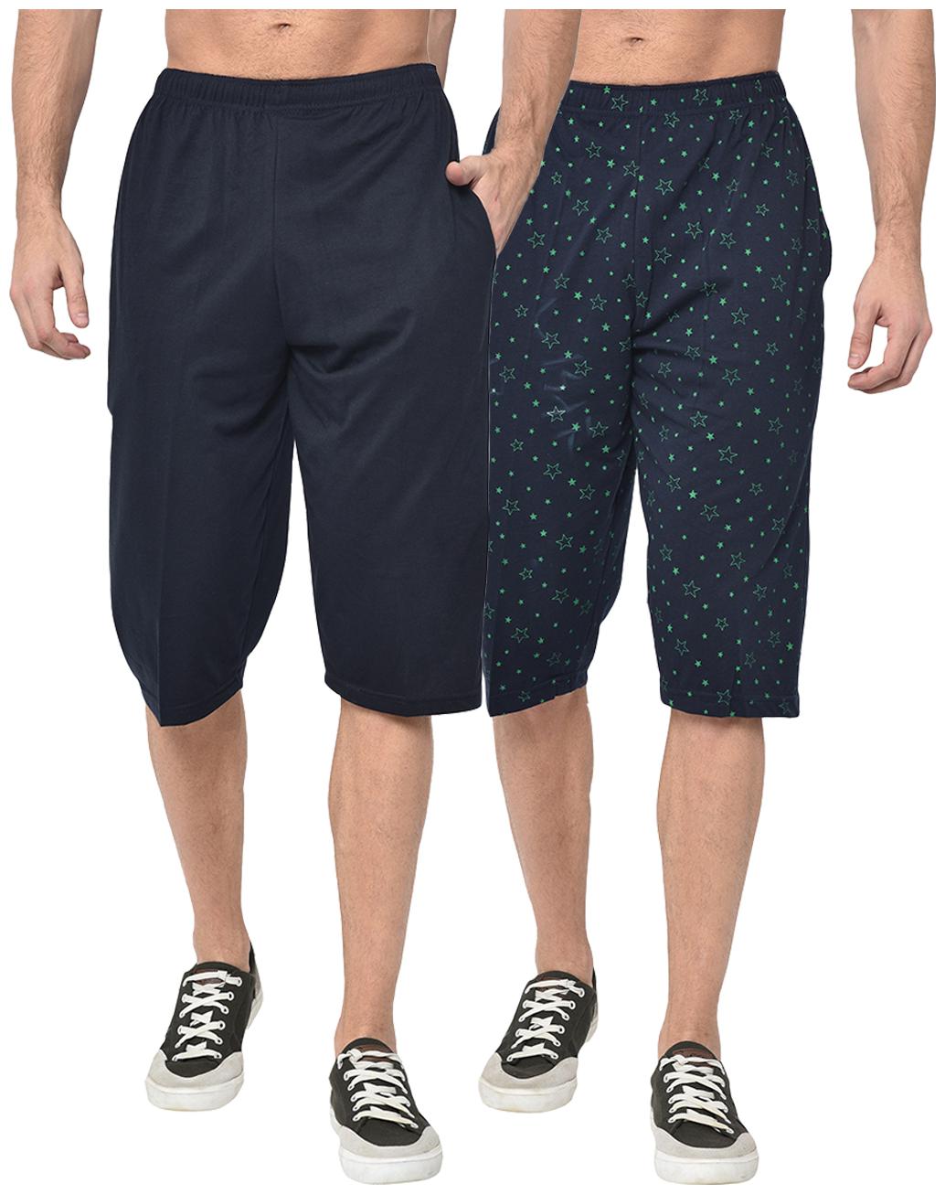 

VIMAL JONNEY Men Navy Blue Regular Fit Regular Shorts