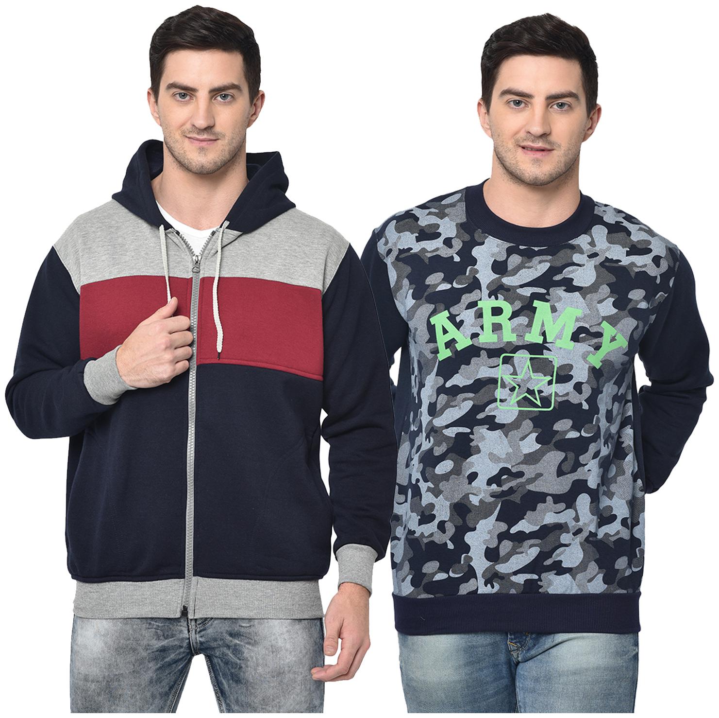 

VIMAL JONNEY Men Multi Hooded Hoodie