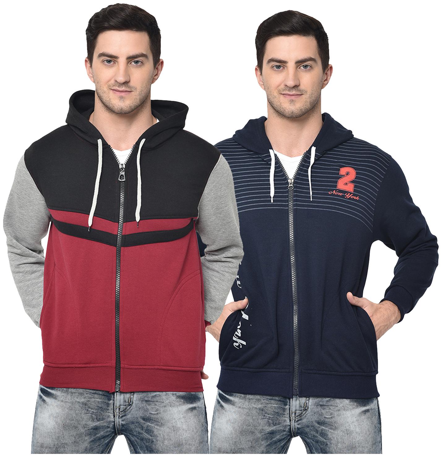 

VIMAL JONNEY Men Multi Hooded Hoodie