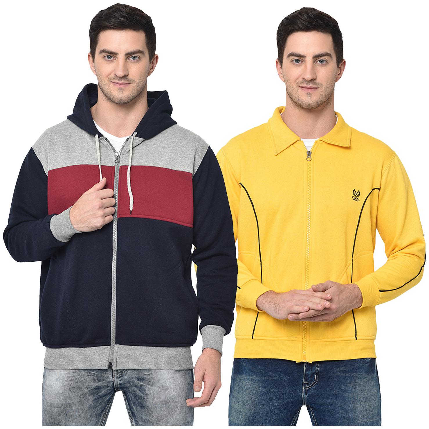 

VIMAL JONNEY Men Multi Hooded Hoodie
