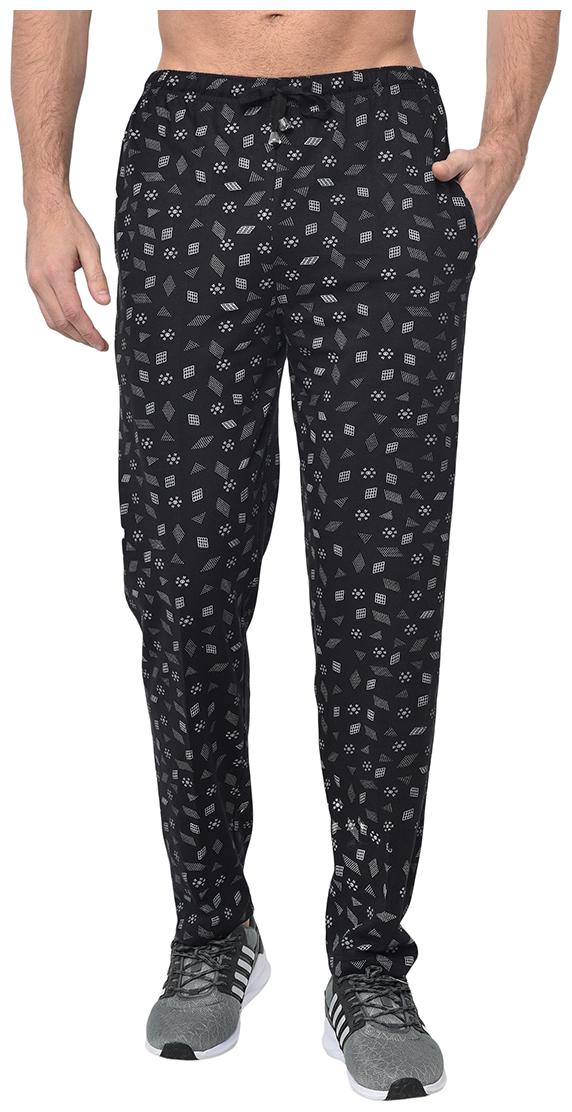 

Vimal Jonney Cotton Blend Printed Black Color Track Pants