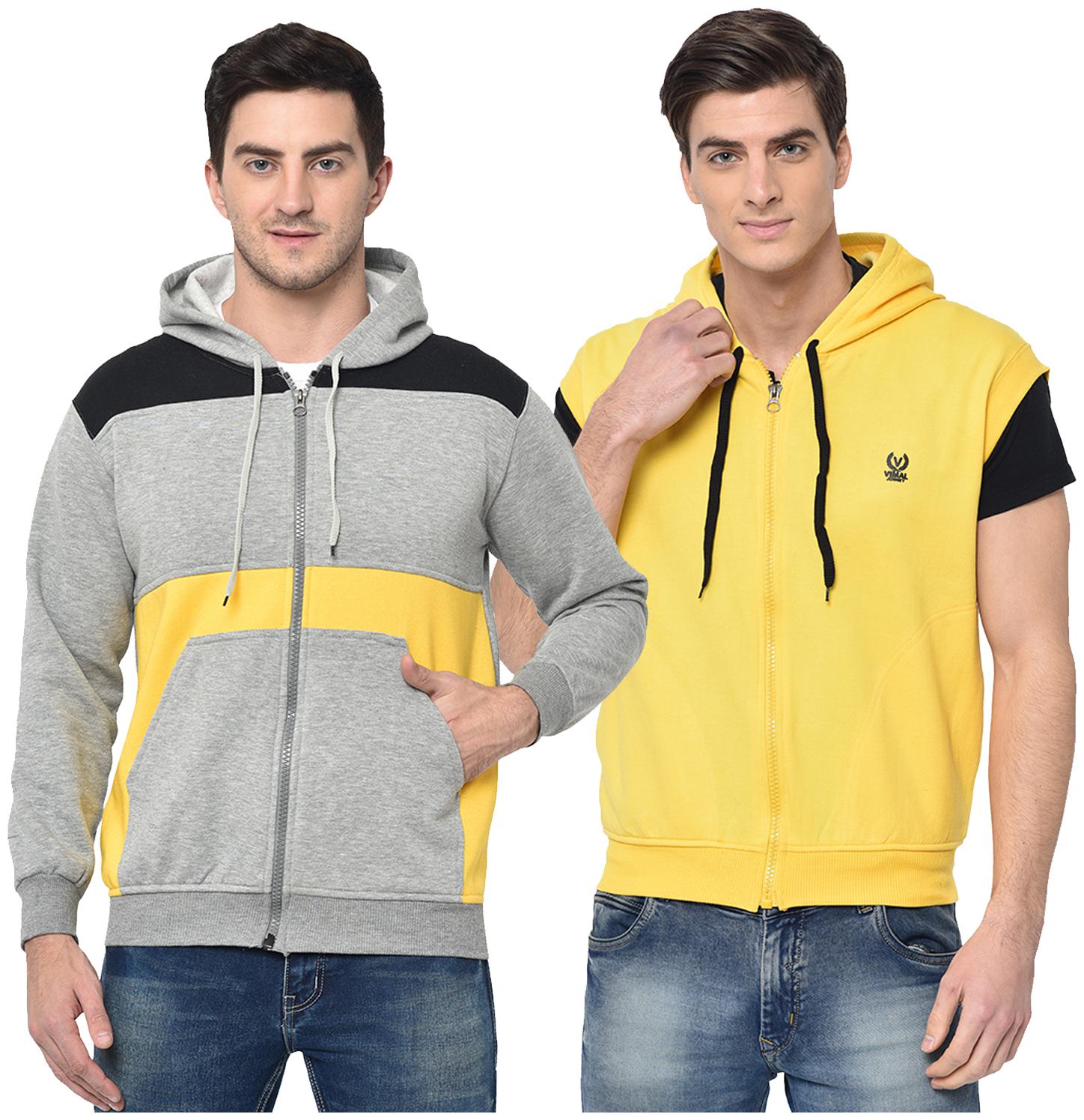 

VIMAL JONNEY Men Multi Hooded Hoodie