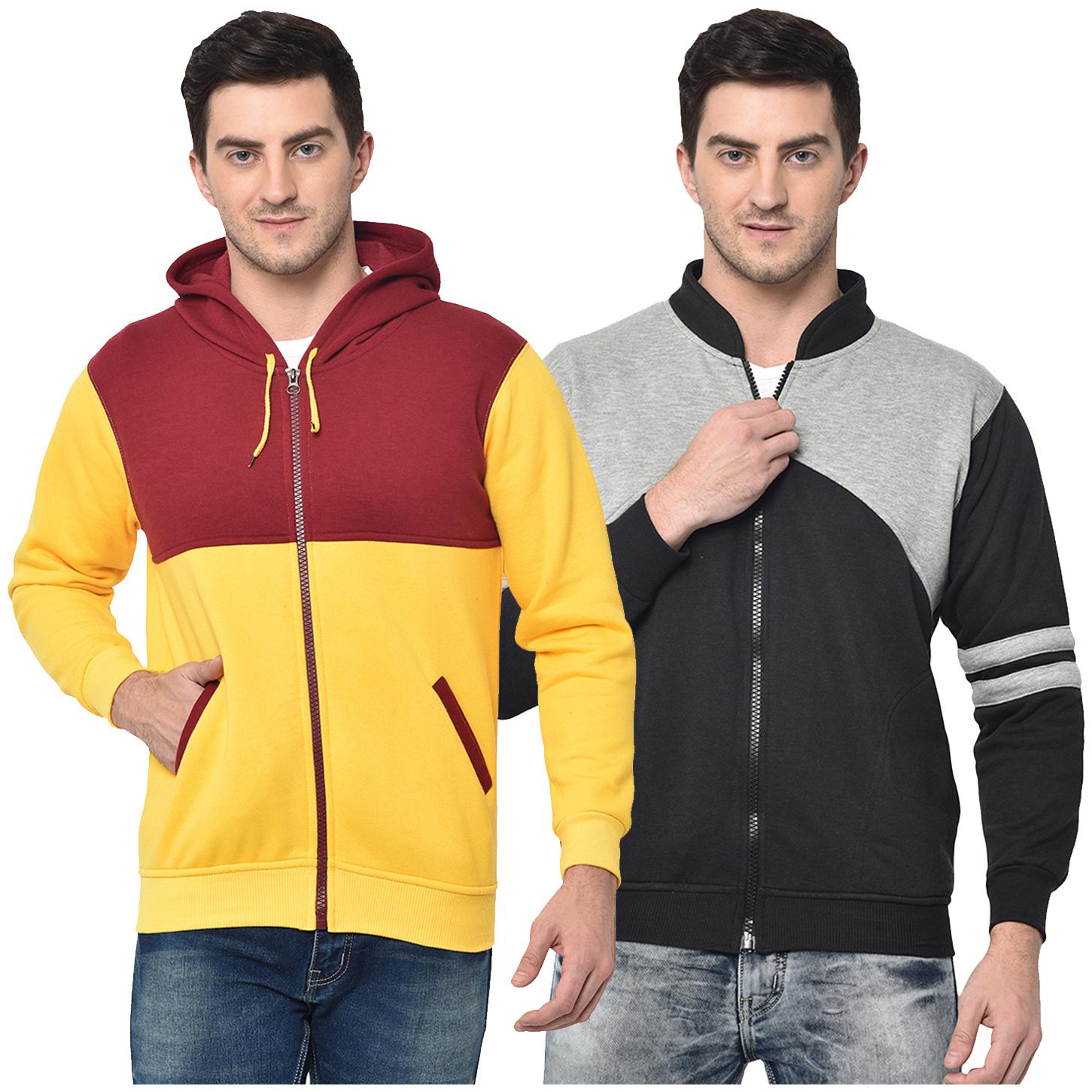 

VIMAL JONNEY Men Multi Hooded Hoodie