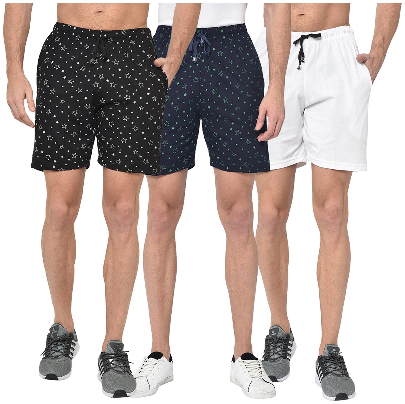 

VIMAL JONNEY Men Multi Regular Fit Regular Shorts